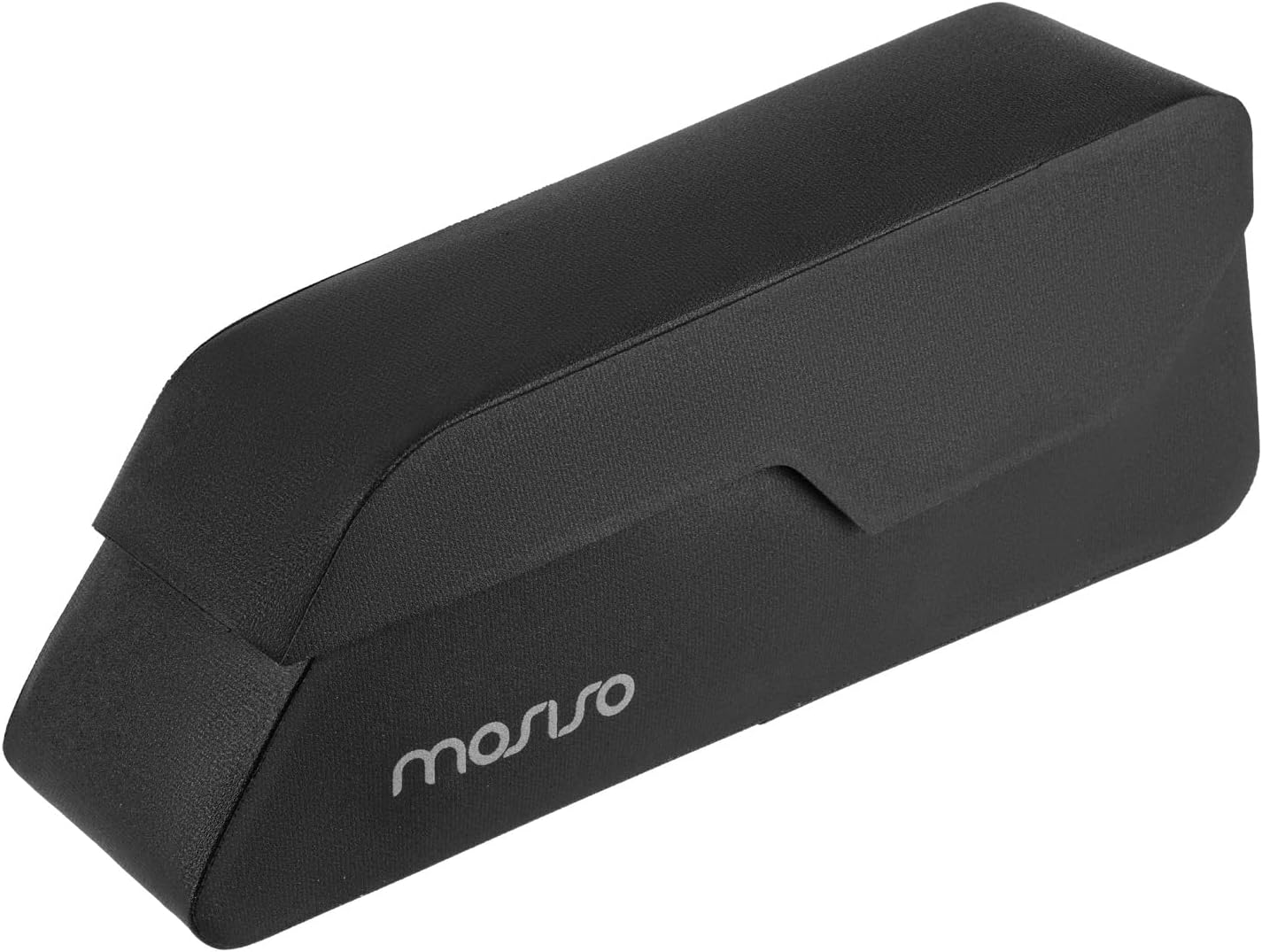 MOSISO Bike Frame Bag Top Tube Bike Bag, Waterproof Bicycle Front Frame Bags with Magnetic Flap Buckle Lock, Cycling Accessories Tools Storage Pouch for Road Mountain Cycling, Black