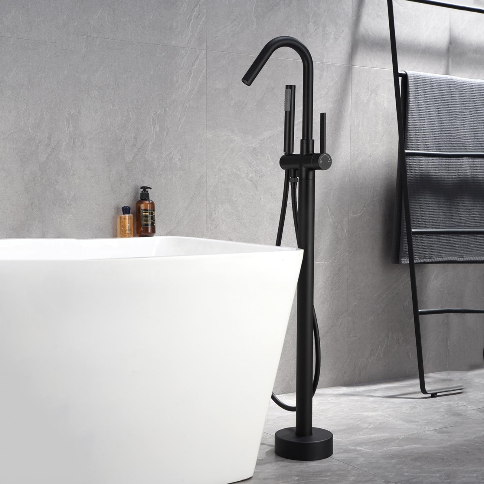 Rubinetto Da Vasca Monocomando Cromato - Miscelatore A Parete Con Cartuccia Ceramica - Moderno