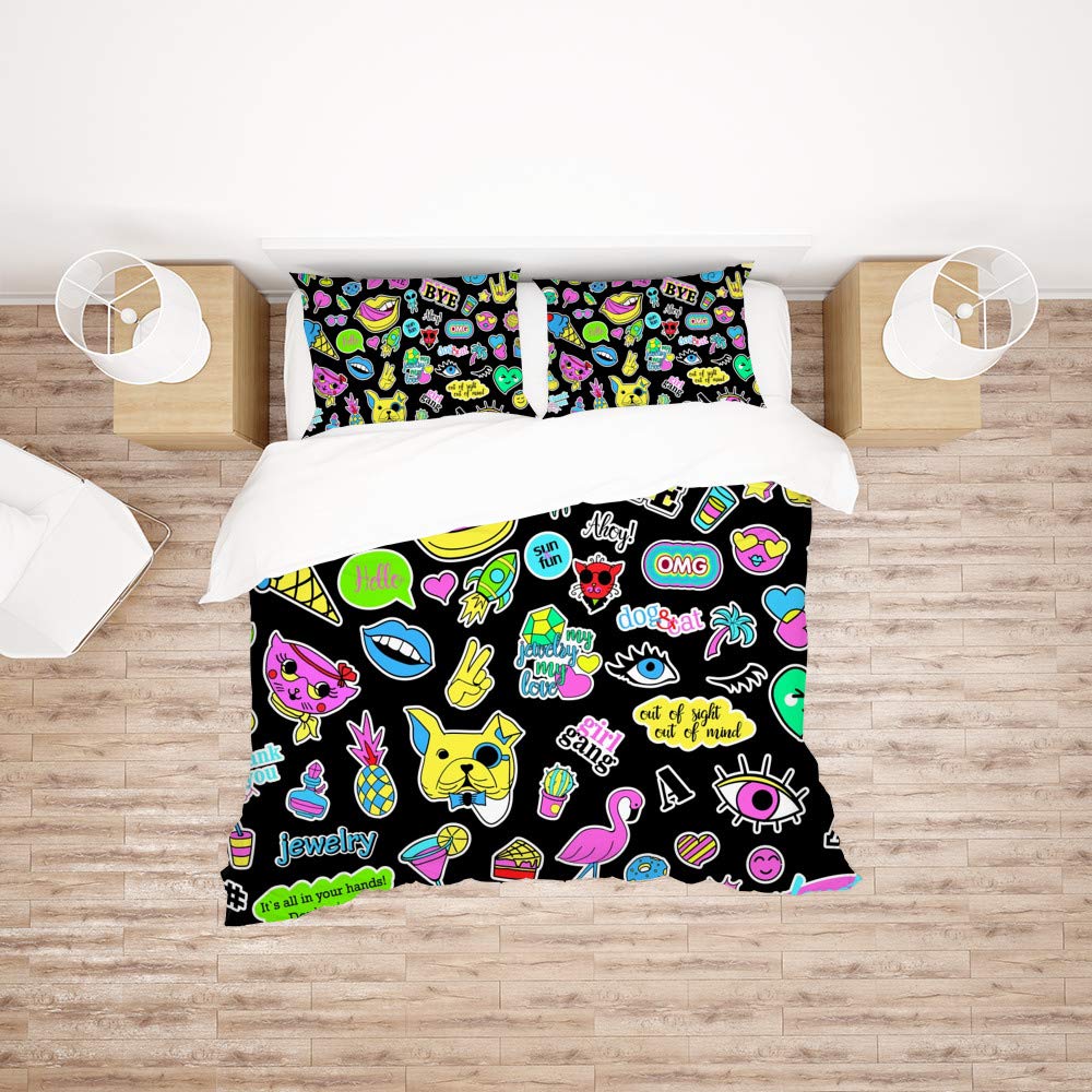 Parure de lit King Size infroissable pour en finir avec le repassage du linge de lit