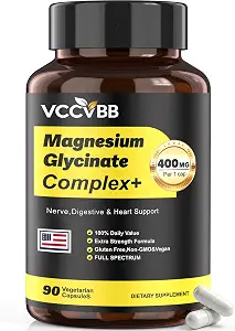 400mg Magnesium Complex, 12-in-1 Magnesium Glycinate, 90 Capsules