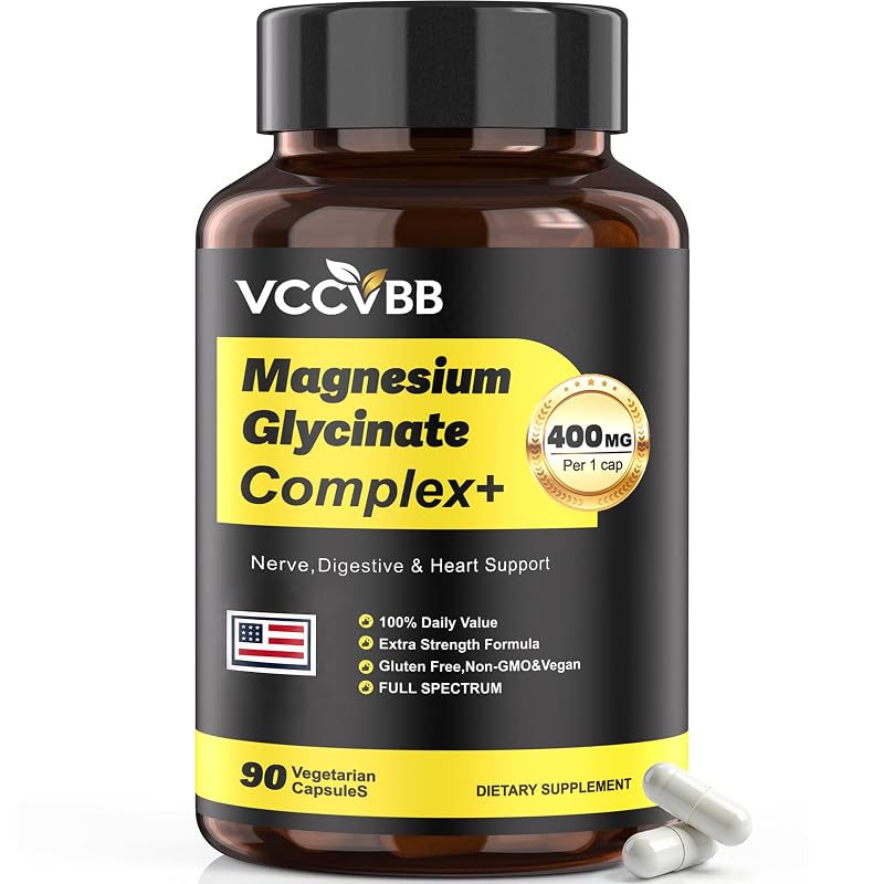 VCCVBB Complexo de Magnésio 12 formas, 400 mg, 120 cápsulas