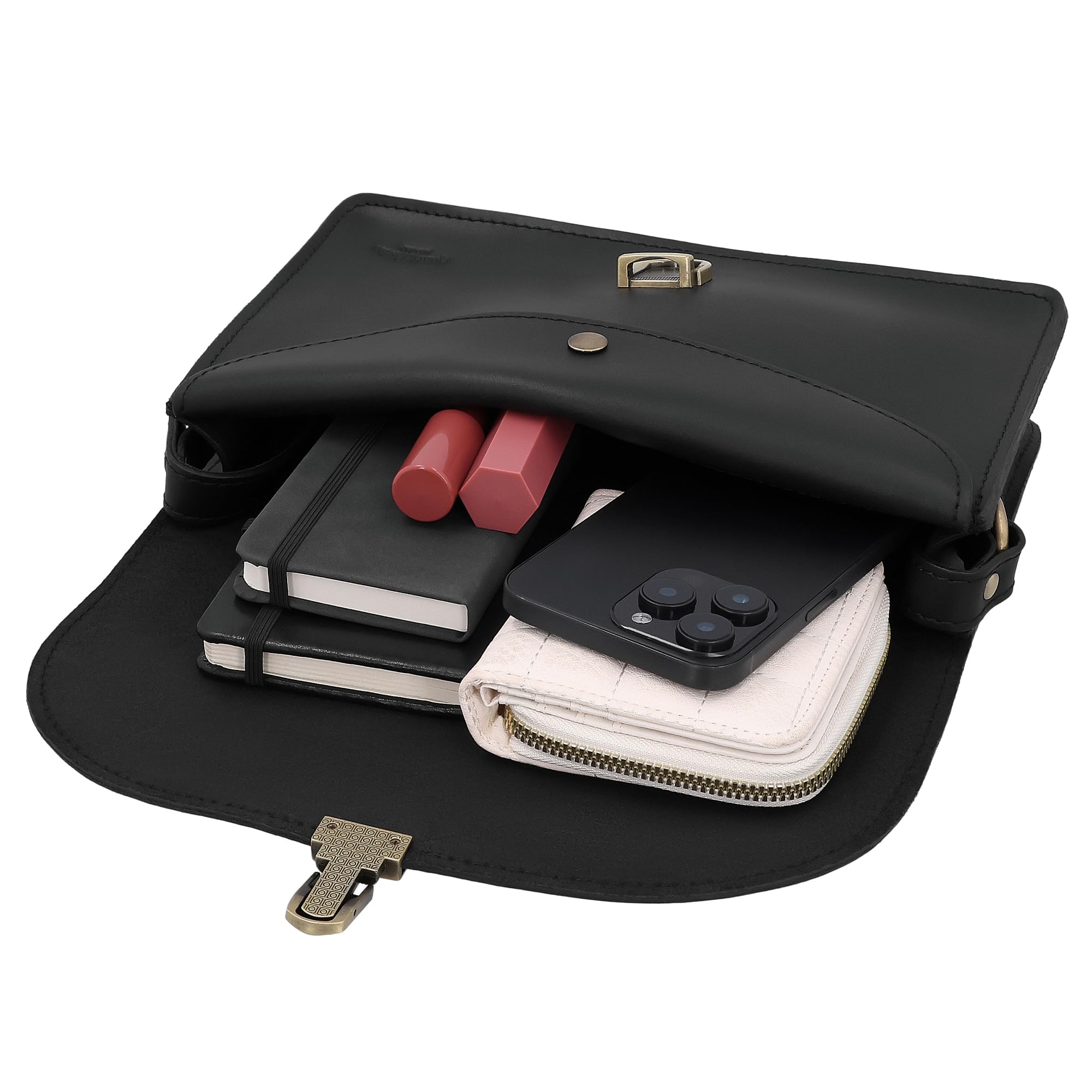 Gusti Handtasche Leder - Zoey Damen Handtasche Umhängetasche Ledertasche Leder