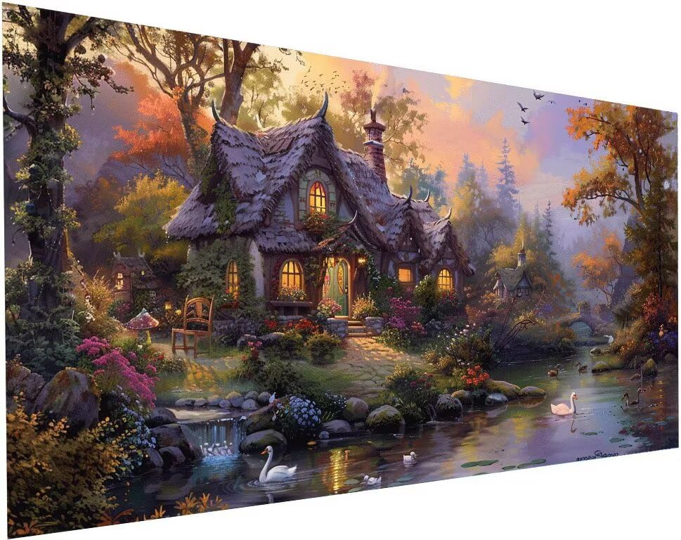 Loisirs créatifs adultes kit complet diamond painting rivière à offrir S-624