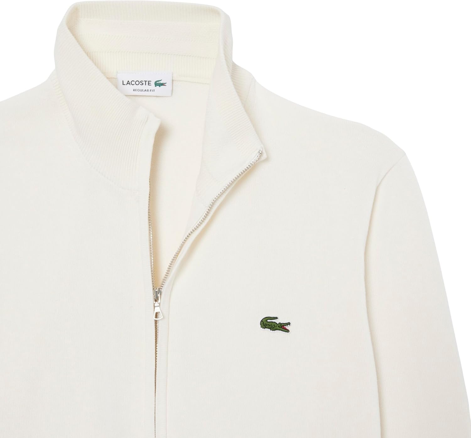 Lacoste Men's Zipped High Neck Cotton Sweater