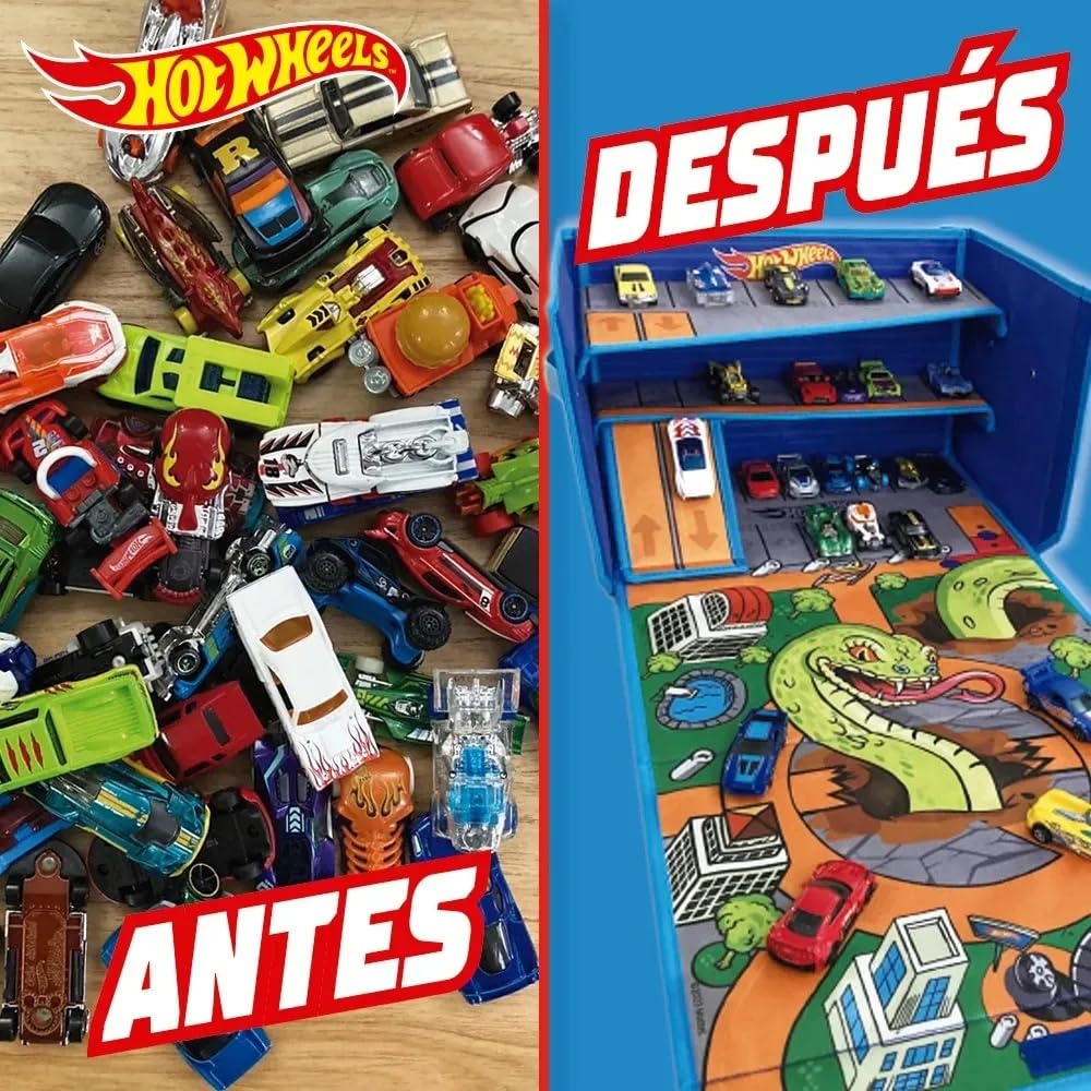 Hot Wheels Flex Cube playmat Garage Storage