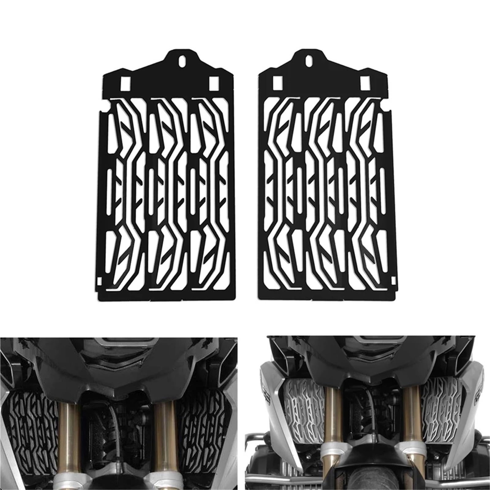 Protector De Parrilla De Radiador Rejilla protectora para radiador de motocicleta, disipador de calor del motor, compatible con BMW R1250GS y R1200GS. Parrilla de Radiador Cubierta