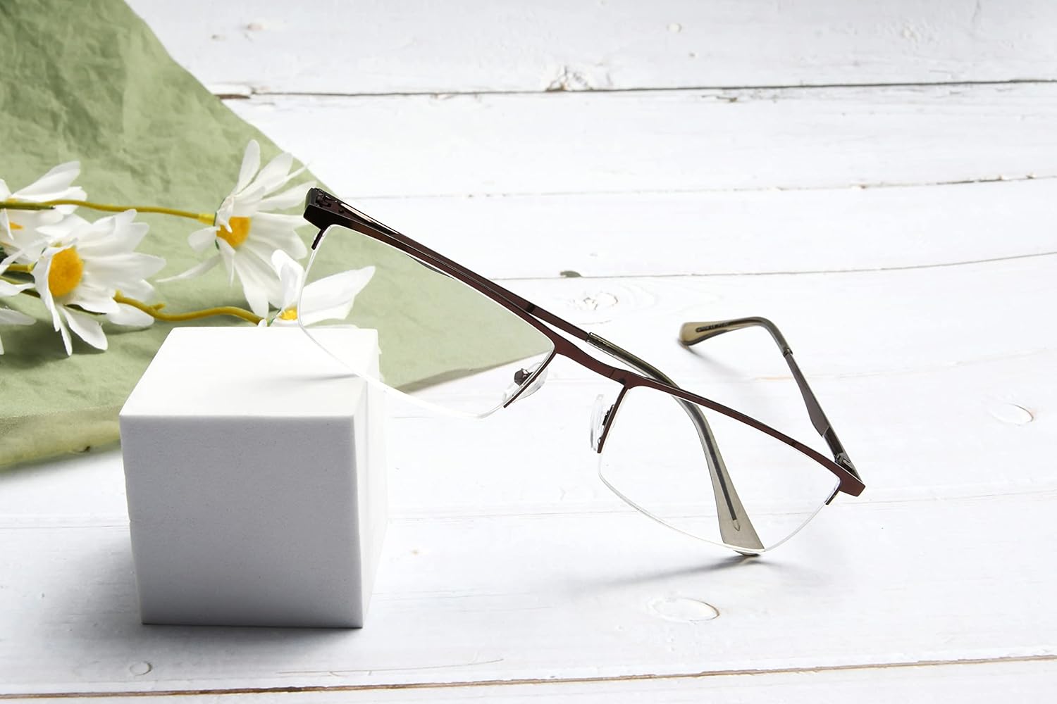 Eyekepper 4-Pack Quality Half-Rim Reading Glasses Readers with Spring Hinges Include Computer Readers for Women Men