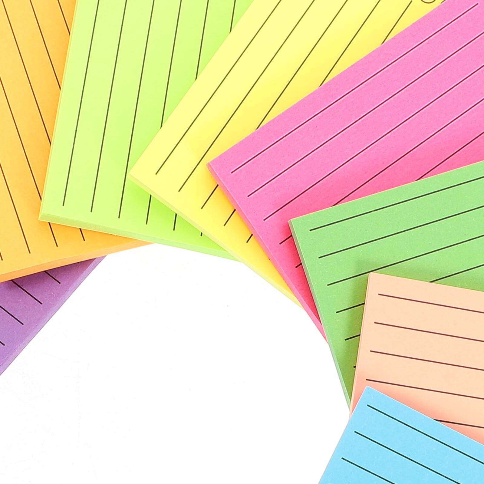 DOITOOL 2 Pezzi Blocchi Note Autoadesivi Multifunzione Colorati Memo Pad Portatili per Scuola Ufficio e Casa Adesivi per Segnapagina e Organizzazione