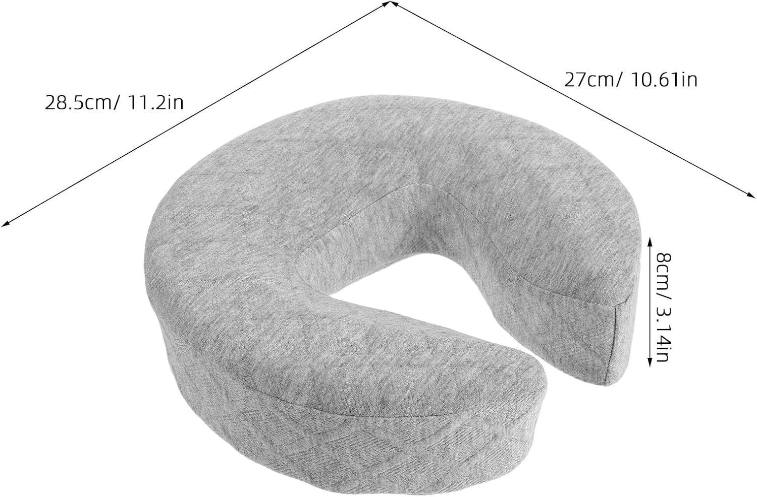 Massage Headrest Face Cushion - U-Shaped Face Down Pillow - Detachable Ergonomic Massage Bed Facial Cradle Cushion for Spa Or Home Facial Treatments