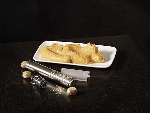 Miniatura 5 de Rösle Rallador de nuez moscada, rallador para rallar nuez moscada o jengibre fresco, con compartimento de almacenamiento, acero inoxidable 1810,