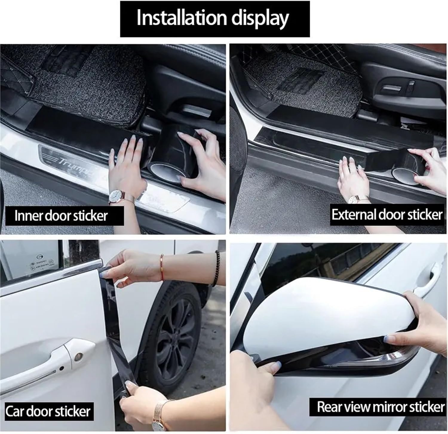Car Sticker Scratch Resistant Threshold Protection Nanostrip 1pcs(30mmX10M)