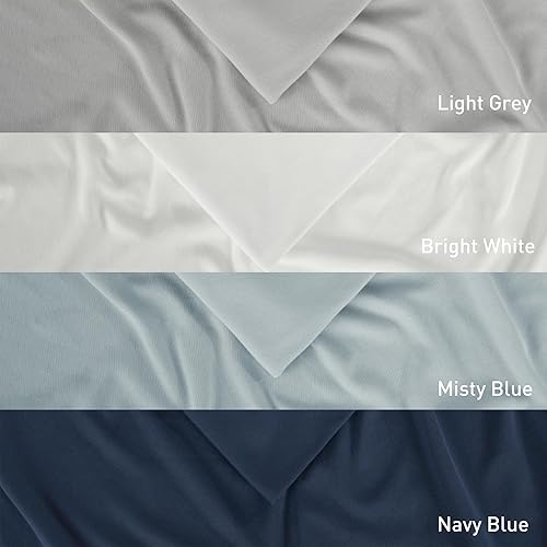 Miniatura 7 de Bedgear Ver-Tex - Juego de sábanas de enfriamiento instantáneo con una sensación ultrasuave y banda de potencia para un ajuste seguro, incluye