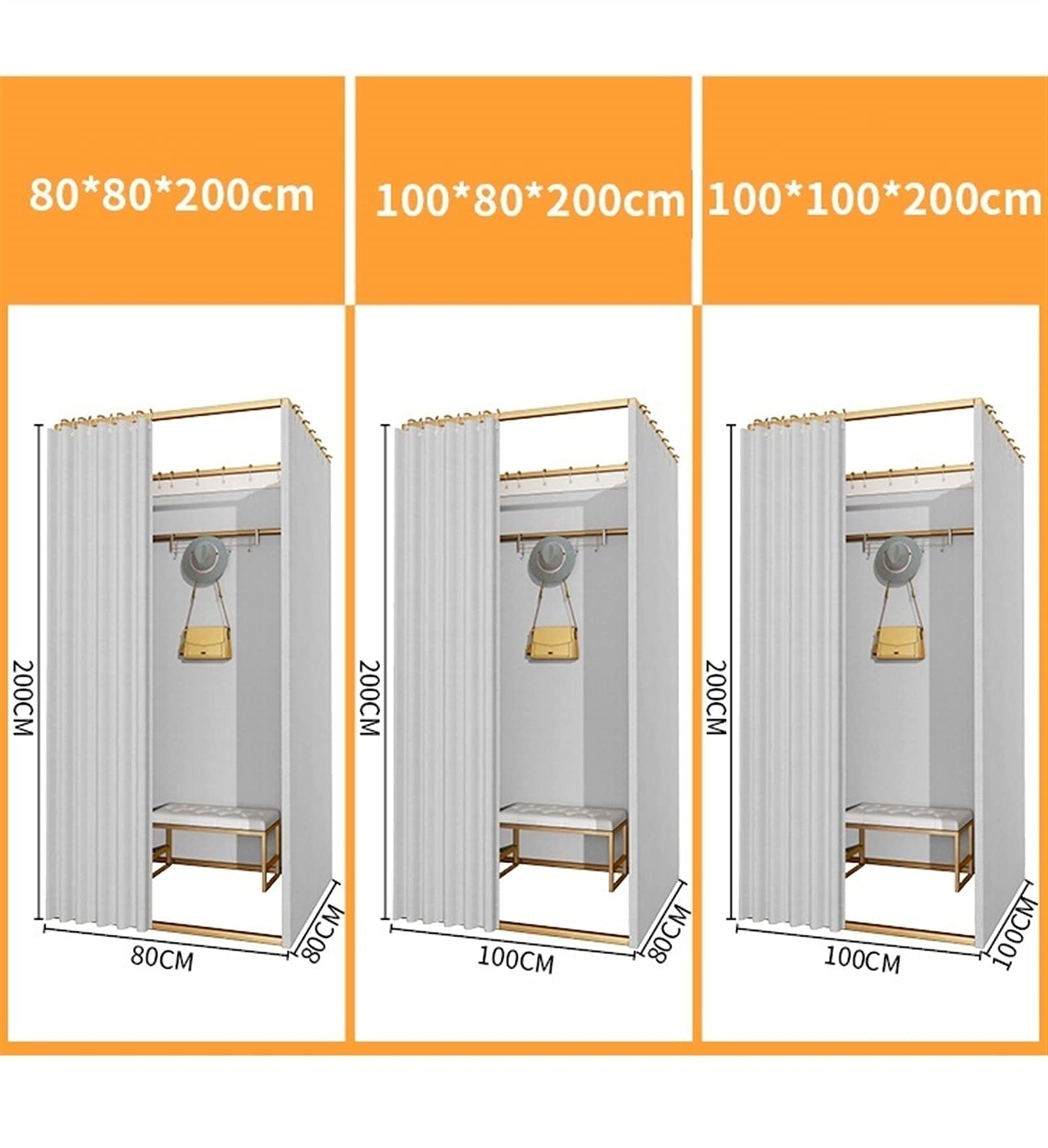 簡易フィッティングルーム、フィッティングルーム フック付き 更衣室 簡易 店舗 カーテンタイプ フック付き株式会社錦ショッピングモール、オフィス向け Amazon.co.jp: フィッティングルーム 試着室 簡易 店舗 カーテンタイプ