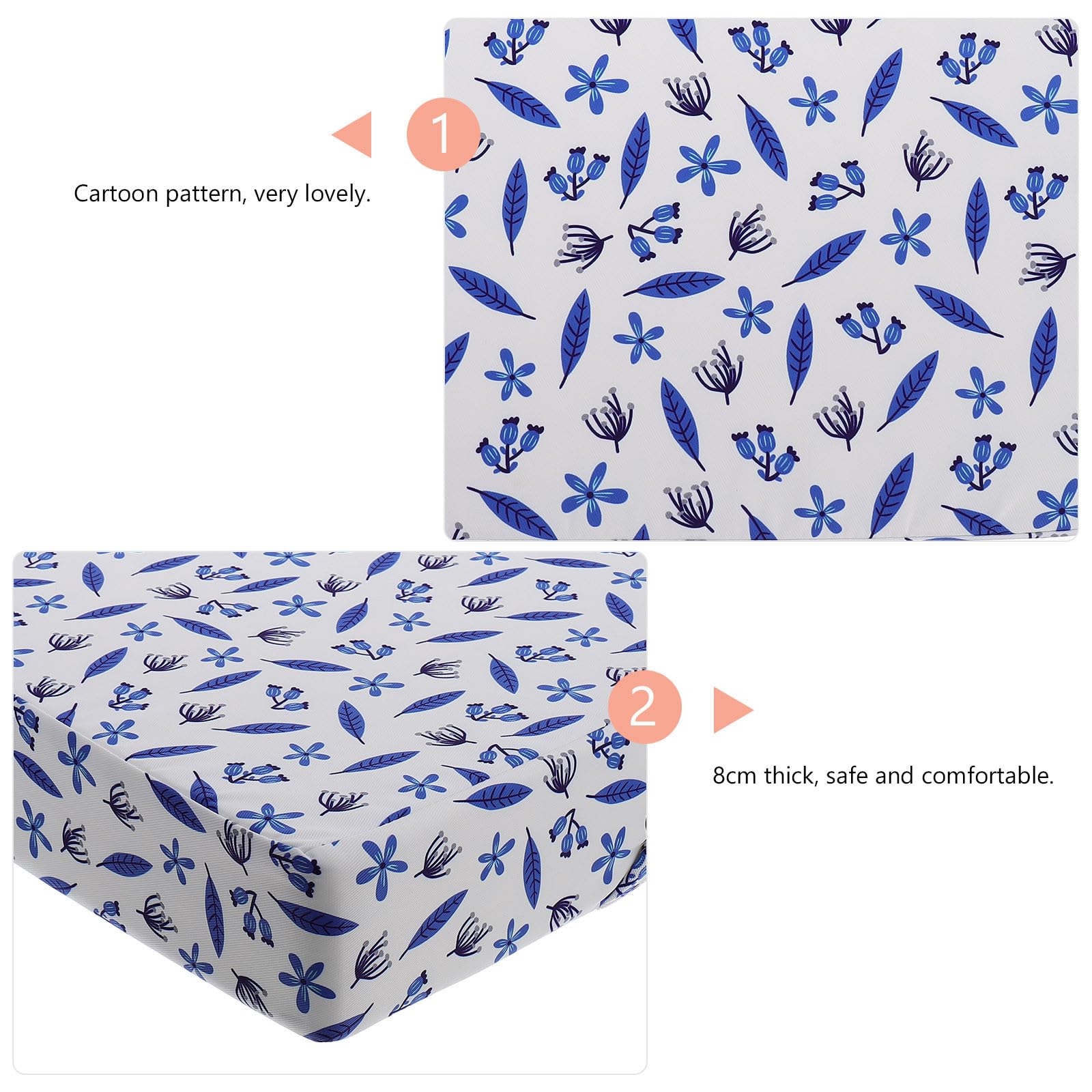 POPETPOP Coussin Rehausseur Chaise Garçon Fille Polyester Imperméable Ans avec Bretelles Sécurisées Assise Épaisse Confortable pour Repas et Sorties