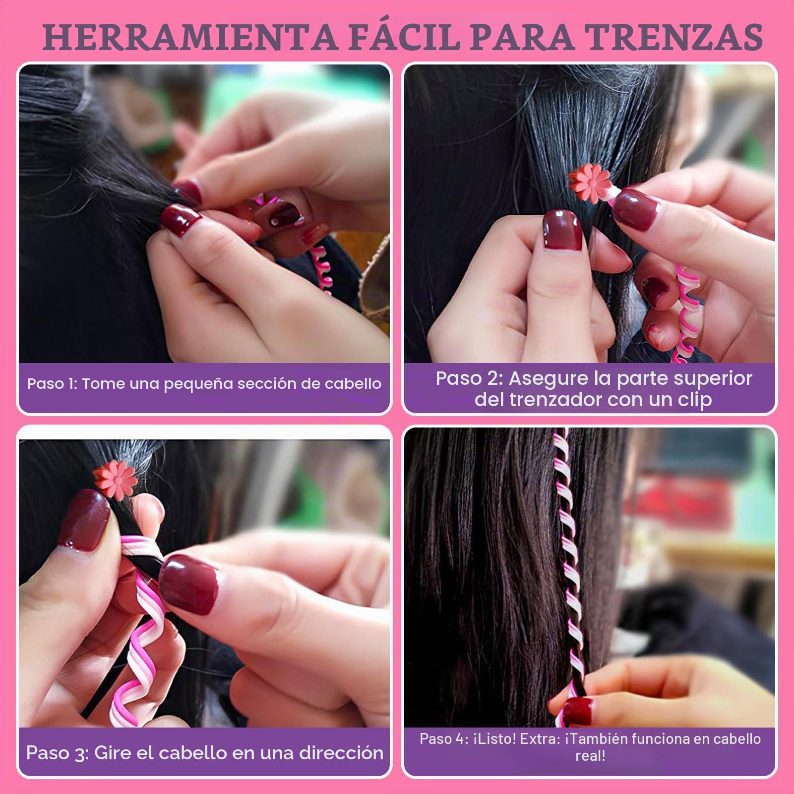 Tacobear Cabeza Muñeca para Peinar y Maquillar con Secador de Pelo Plancha Maquillaje Esmalte de Uñas Accesorios para Pelo Set Peluquería Busto Muñeca Juguete Niña Regalo 3 4 5 6 7 8 Años