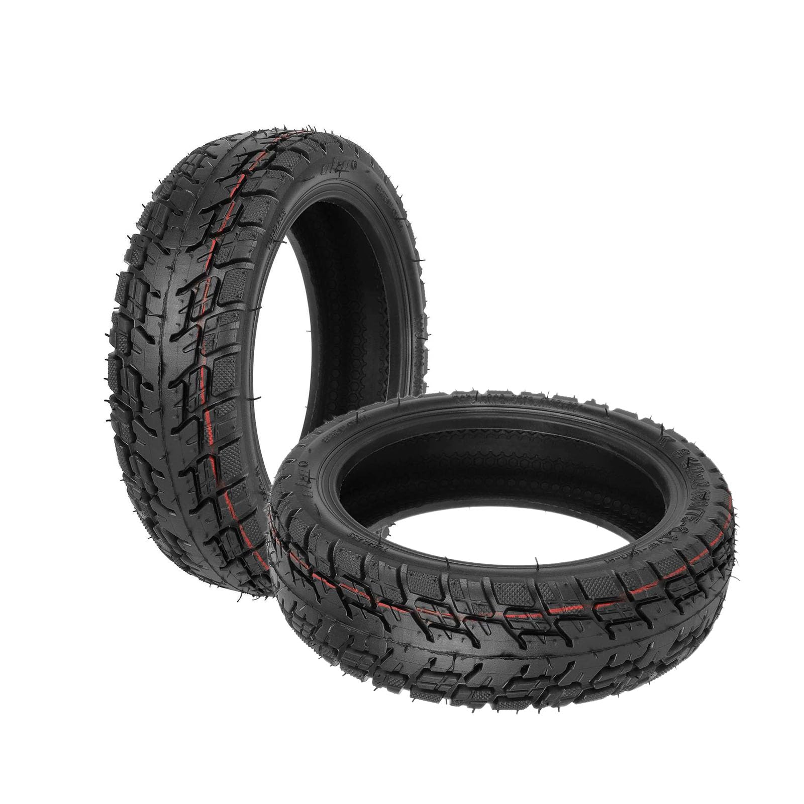 Pneu de Scooter Tout-Terrain sans Chambre à air 50/75-6.1 8 1/2X2 Roues Avant et arrière de Remplacement Pneu sans Chambre à air de 8,5 Pouces pour Scooter de 8,5 Pouces Remplacement sans Chambre à a