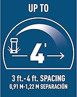 Vista 9 de Orbit 53580 Boquilla de cabezal rociador de arco ajustable, 4 pies