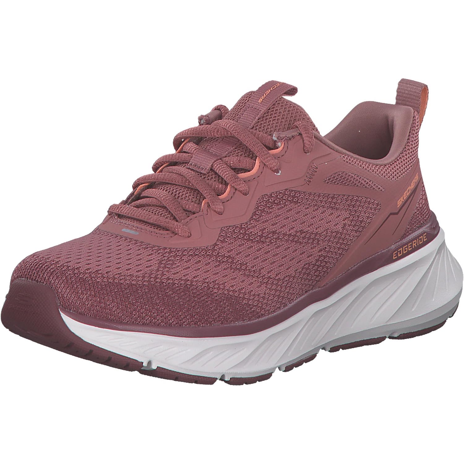Skechers Women's Edgeride Power Flow Trainers in Dark Mauve | Size: 8