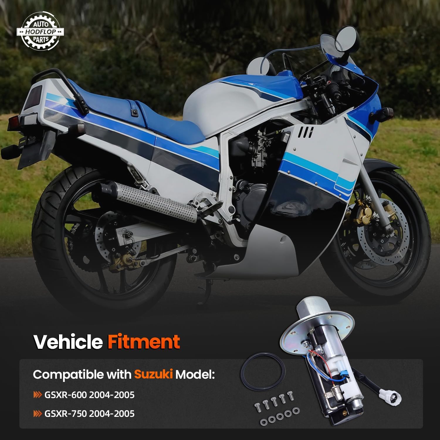 15100-29G00 Fuel Pump Module Assembly Compatible with Suzuki GSXR-600 GSXR-750 2004-2005 Replace# 1510029G00 GSXR600 GSXR750 - Image 2