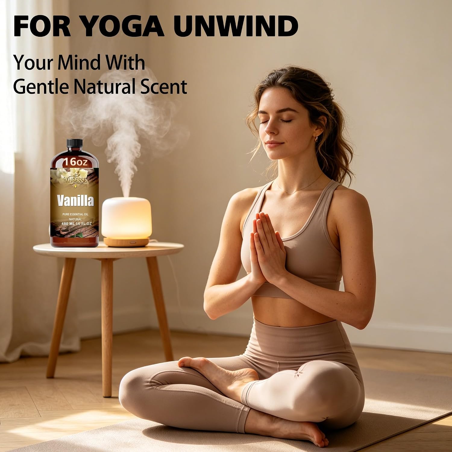 Vanilla Essential Oil for Diffuser Yoga,Vanilla Oil - 16.33 fl oz