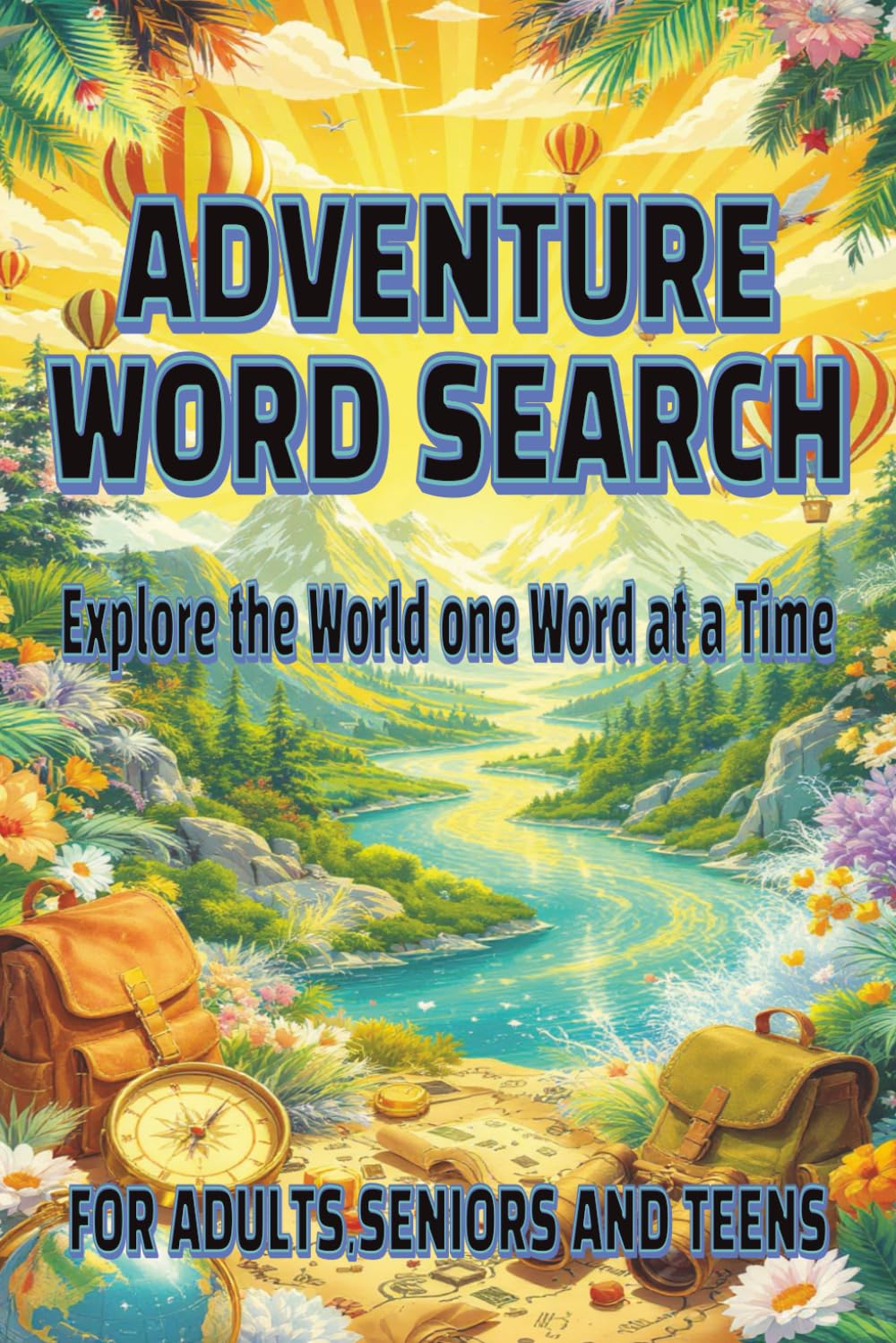 ADVENTURE WORD SEARCH Explore the World one Word at a Time: A Fun and Challenging Puzzle Book for Travelers, Explorers, and Adventure Lovers