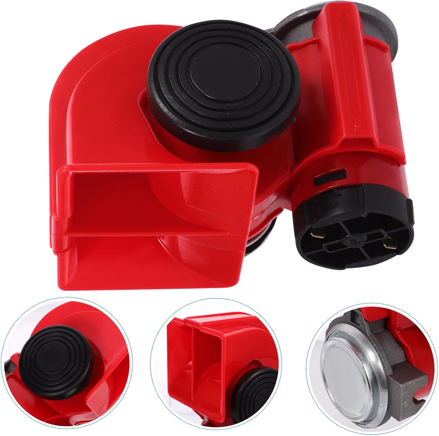 12v Electric Train Horn Replacement for Trucks and Cars, Red