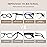 EASY READ 2 Pairs Sporty Style Reading Glasses for MenRectangular TR90 Blue Light Blocking Readers with Spring Hinge(Magnification 1.75,Black/Tortoise)