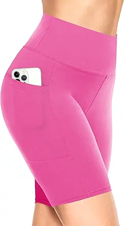 TNNZEET Biker Shorts Women - 8"/5"/3" High Waisted Tummy Control Workout Gym Spandex Booty Yoga Volleyball Shorts