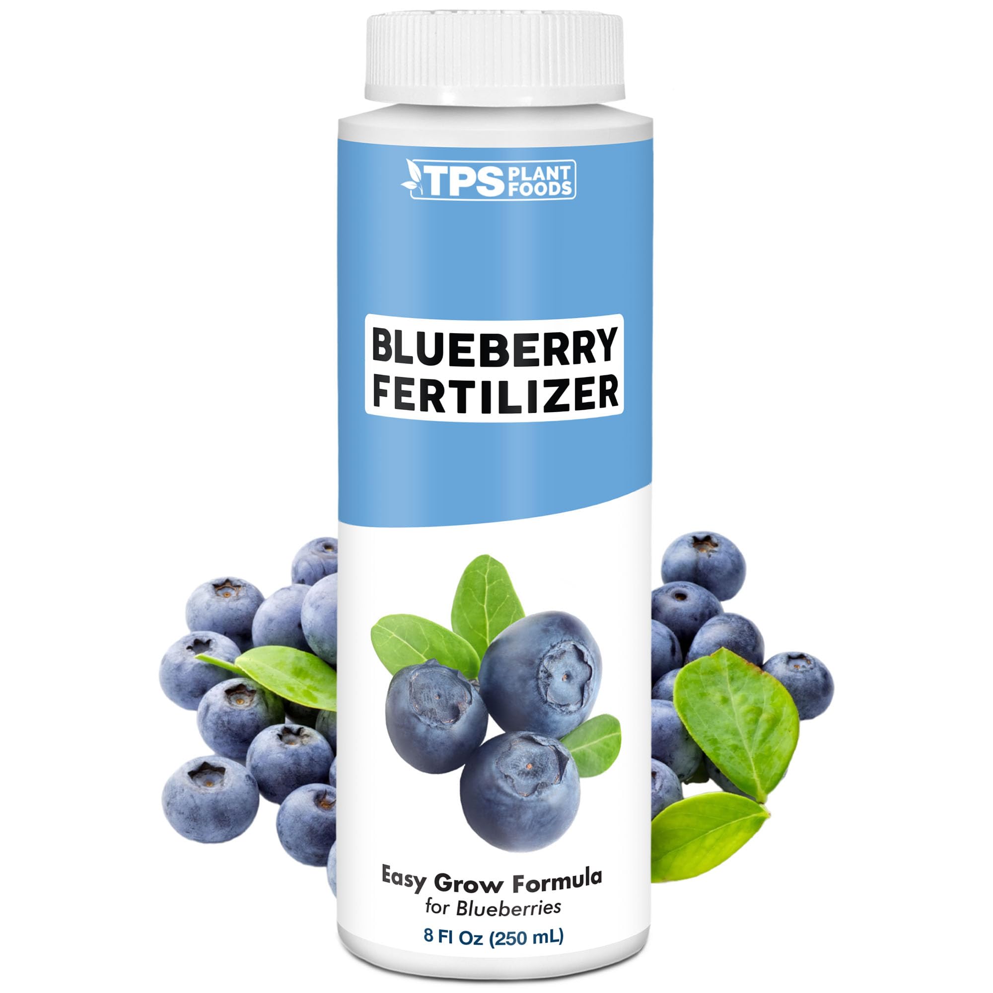 TPS NUTRIENTS Blueberry Fertilizer for Acid Loving Fruit and Berry Gardens, Liquid Plant Food 8 oz (250mL)