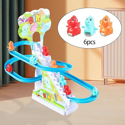 Miniatura 9 de Gazechimp Piezas de juego de pistas eléctricas de repuesto para escaleras deslizantes, accesorios de juguete para niños y niñas, 12 piezas de