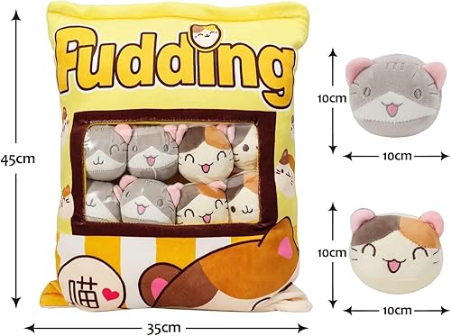 Miniatura 8 de Almohada de felpa de ajolotl, bonita almohada de ajolote con peluches de ajolote, bolsa de muñecas de animales de peluche de ajolote, regalo de 6