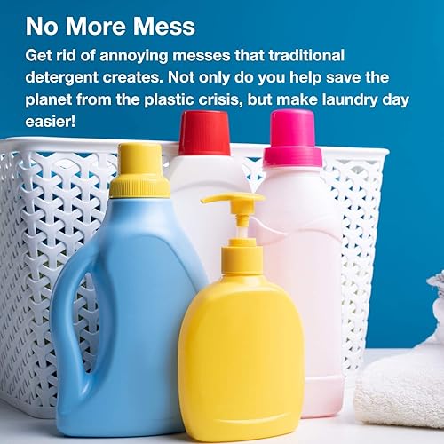 Miniatura 4 de EARTHZEROPLASTIC método detergente para ropa  ecos Hojas de detergente para ropa  Detergente para ropa  Detergente hipoalergénico para ropa