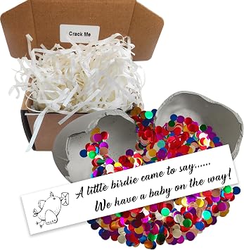 Pregnancy Announcement Egg for Grandma, Husband, Dad & Family Reveal