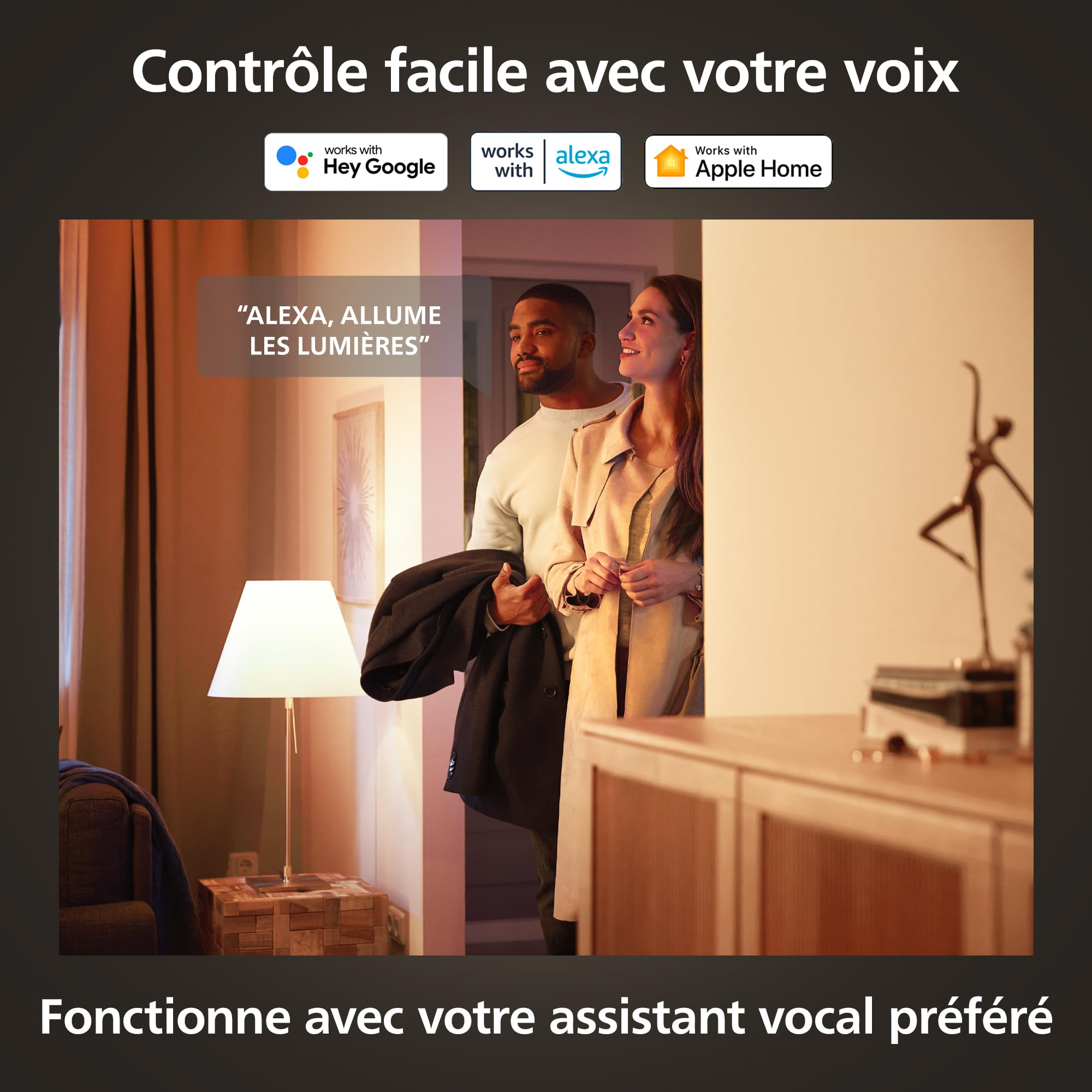 Philips Hue White Ambiance Adore 3er Deckenspots rund silber 3x250lm dimmbar App steuerbar Alexa kompatibel