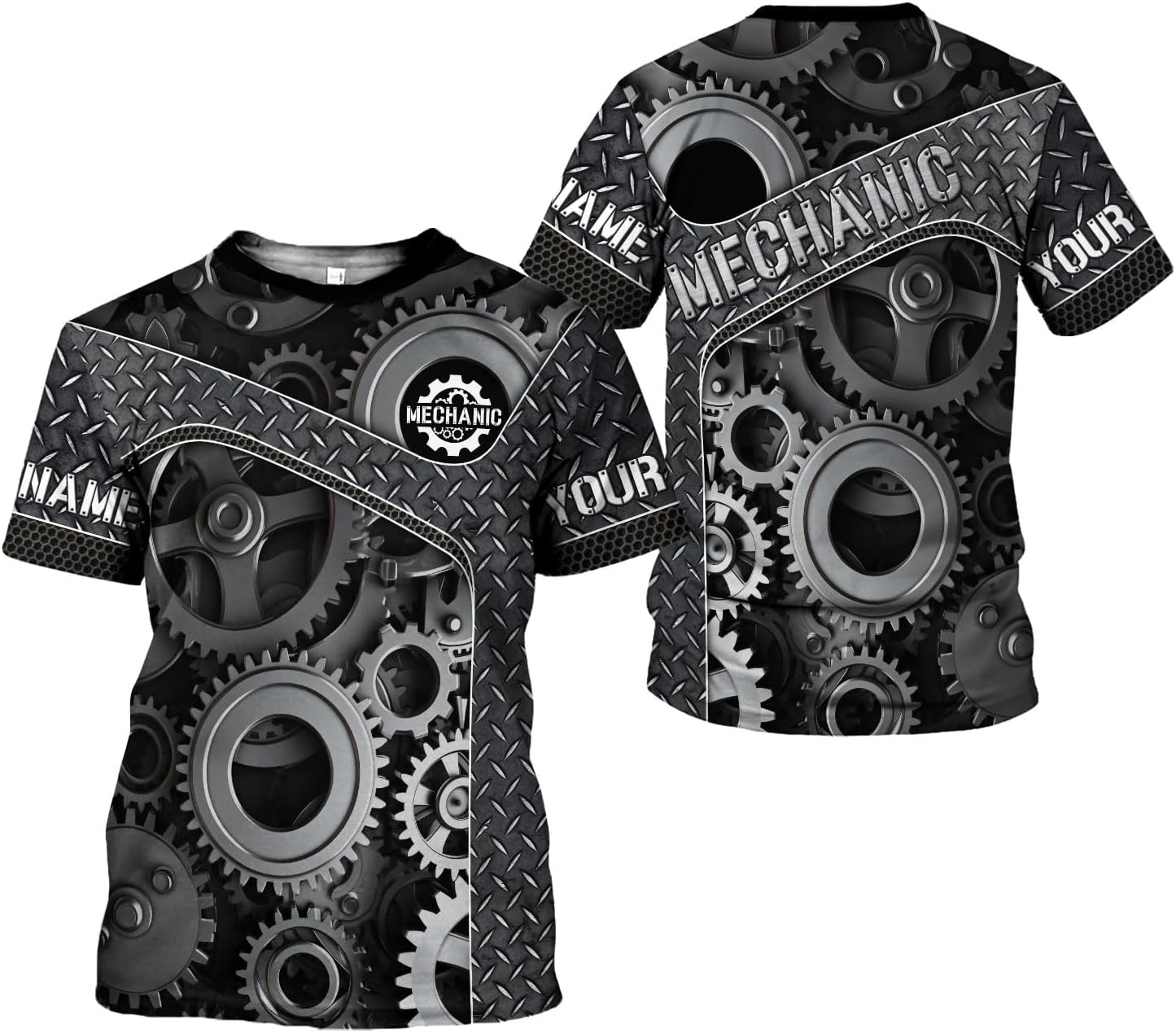 Personalized Mechanic 3D Shirt for Men, Tool Box Mechanic 3D Shirt,Custom Name Mechanic Tshirt, Mechanic Hoodie for Men Women