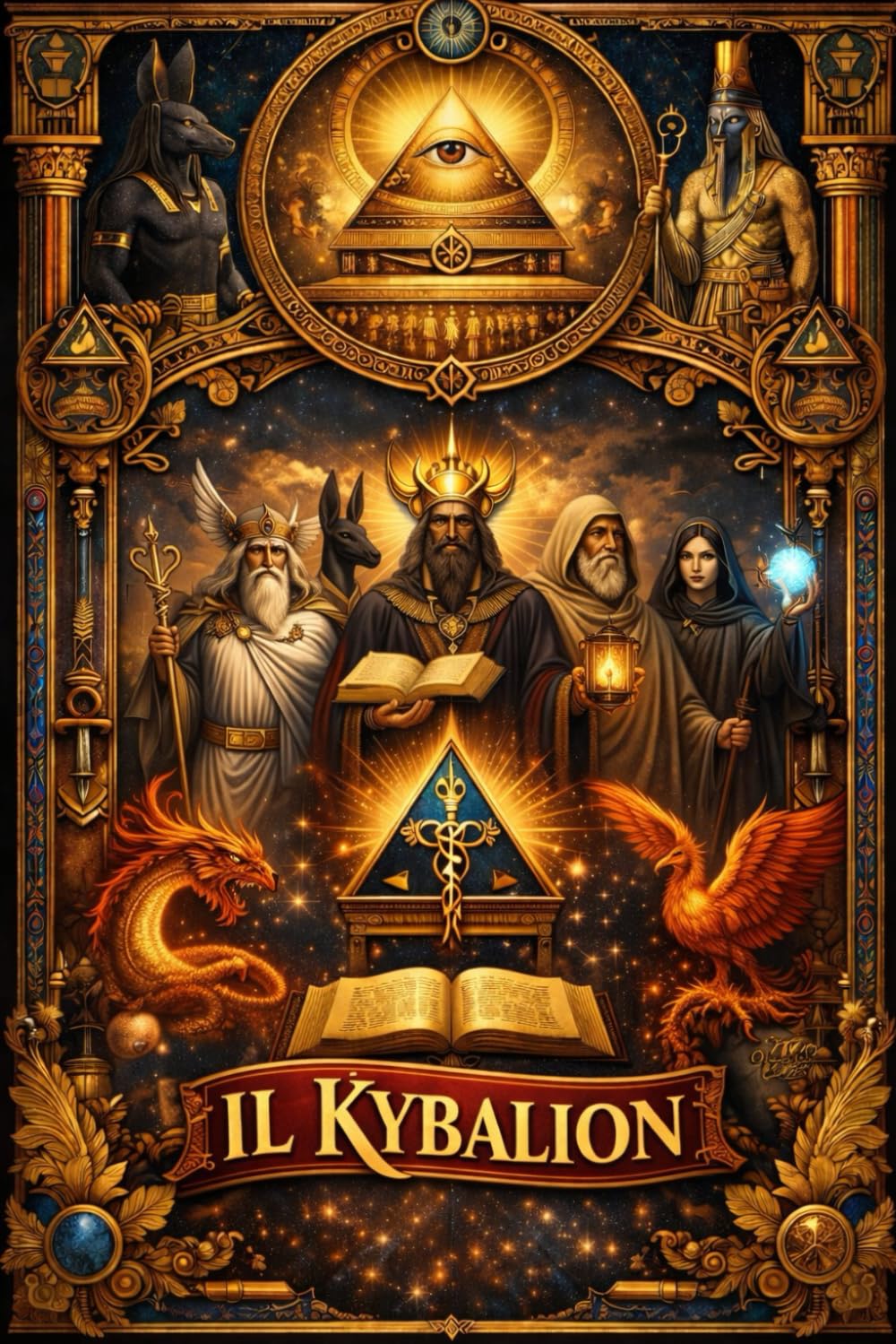 Il Kybalion : Insegnamenti Segreti della Filosofia Ermetica dell’Antico Egitto e della Grecia: I Sette Principi Universali che Governano la Realtà, la ... dell’Uomo, con Spiegazioni Esoteriche,