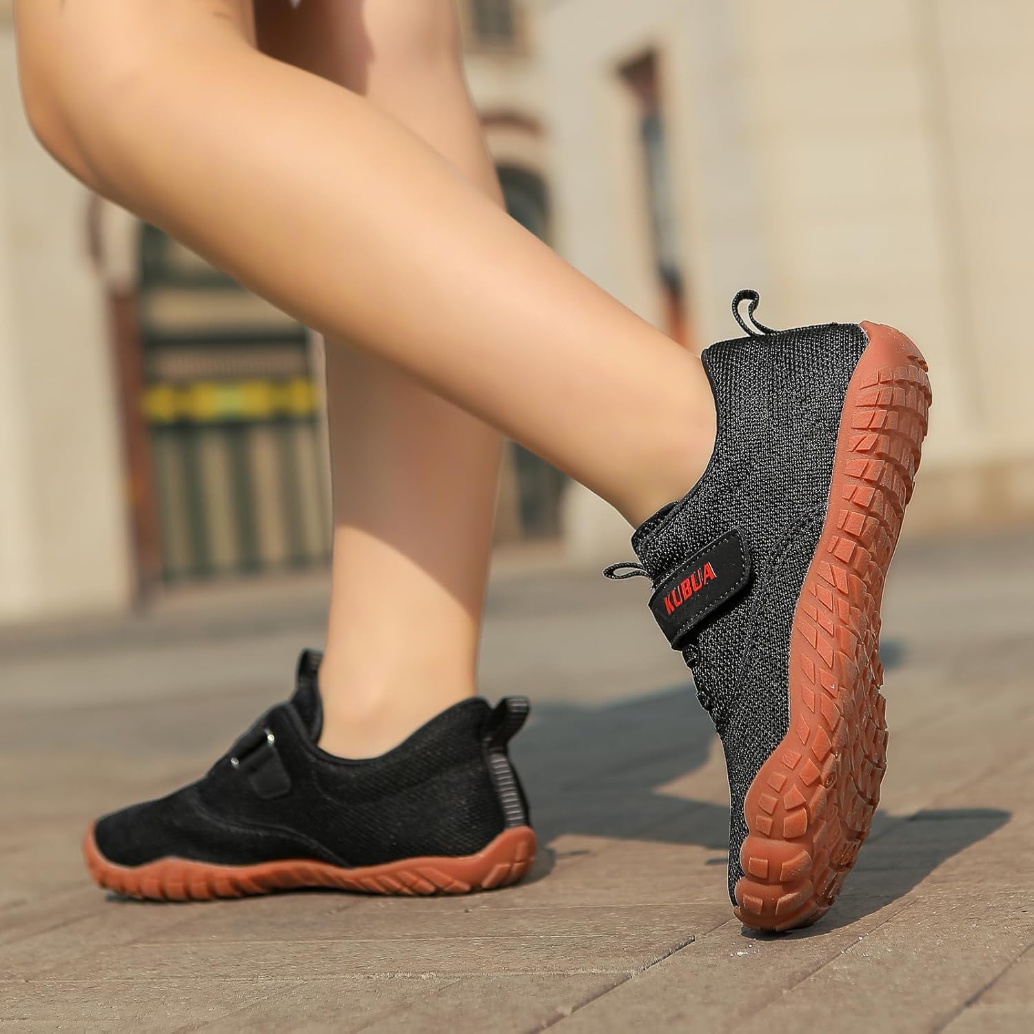 KUBUA Kids Barefoot Shoes Boys Girls Sneakers Naturally Splay Shoes Toddler Little Big Kid - Image 9