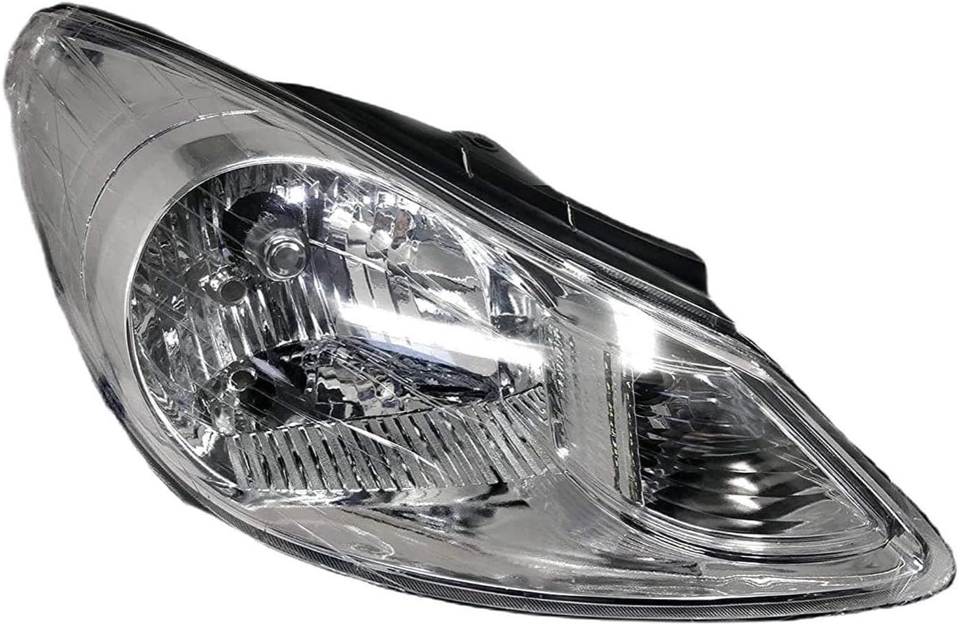 K D Halogen Headlight Assembly For Hyndai I10 Type1 (Right/Driver Side) 2007-2010 ( Without Adjustable Motor)