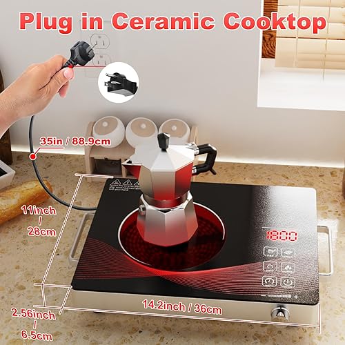 Miniatura 5 de quemadores eléctricos para cocina cocina cocina eléctrica 1 hornillas parrilla eléctrica para cocinar estufa eléctrica portátil estufa de un solo