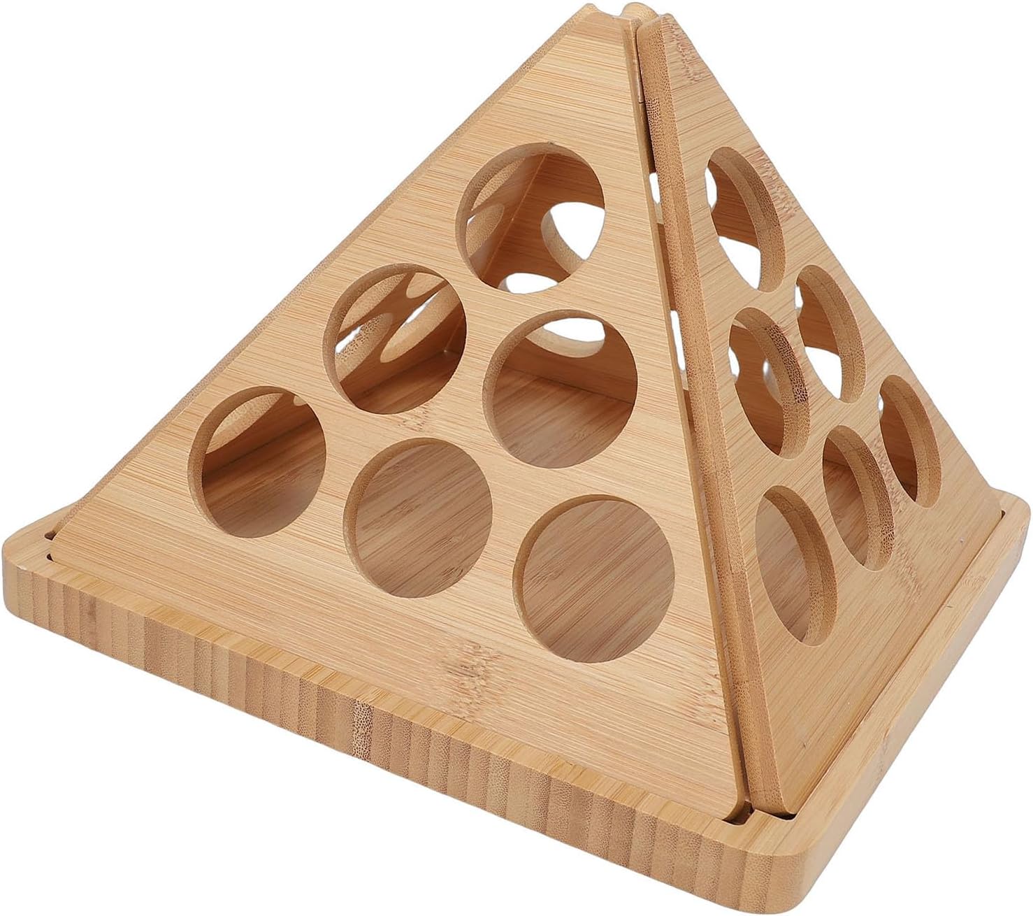 Coffee capsule holder, triangular rotating design, coffee capsule support accessory, can hold 24 coffee capsules