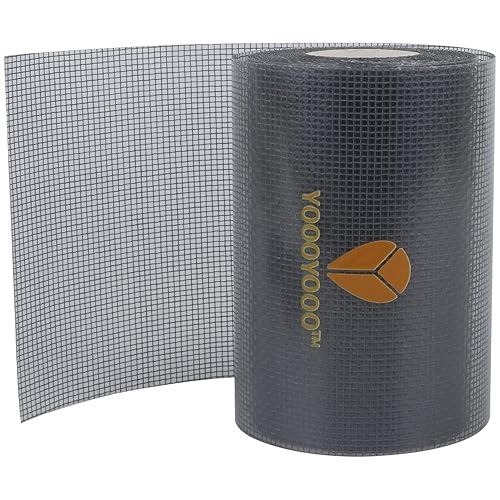 Miniatura 6 de Kit de reparación de pantalla de ventana, gris XL (15 pies), cinta adhesiva fuerte e impermeable de 3 capas de malla de fibra de vidrio, reparación