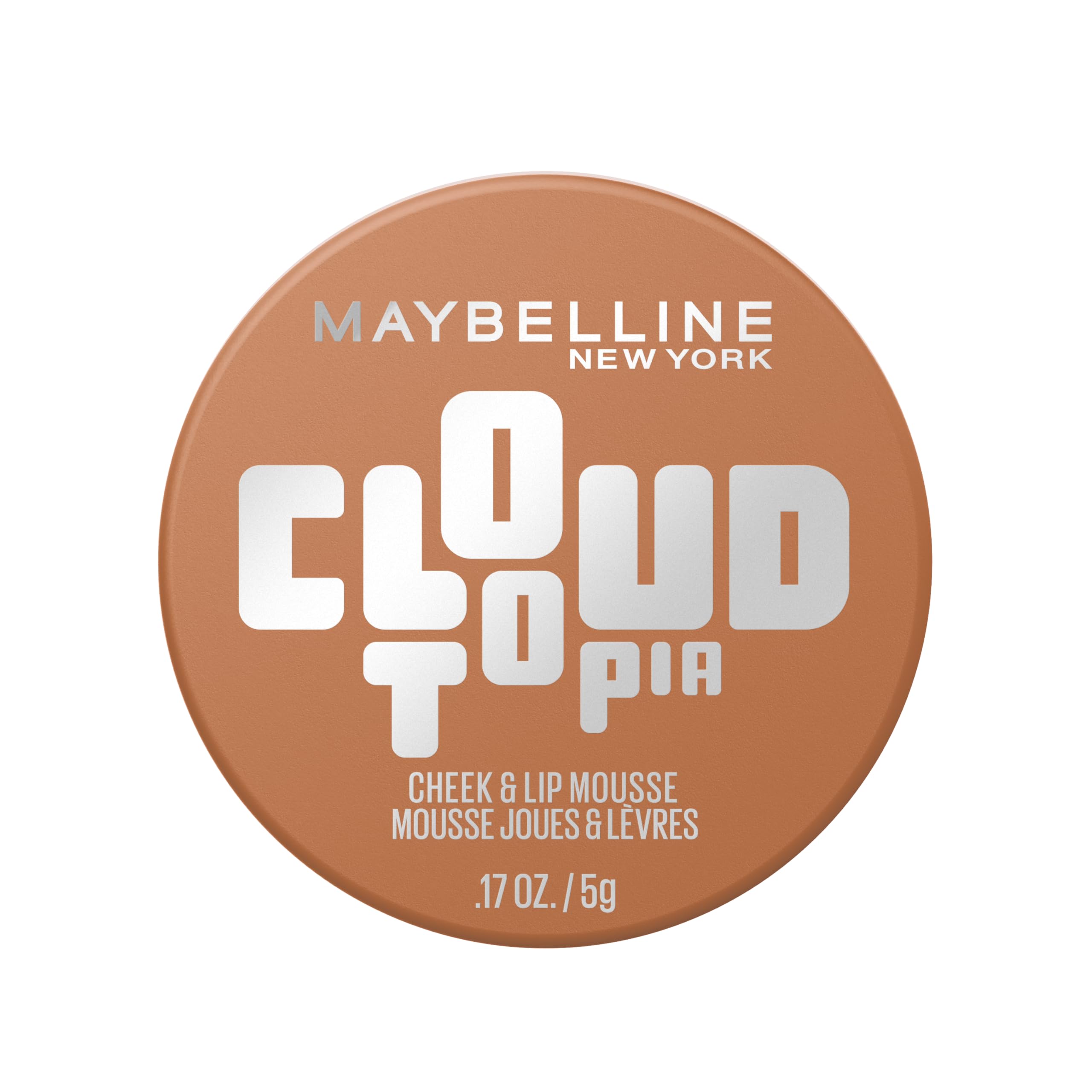 Maybelline New York Cloudtopia Wangen- & Lippen Mousse, 2-in-1 Blush & Lippenfarbe für 14H Halt, Luftig-leichte Textur & mattes Finish, Nr. 12 Toasted Sky, 5g