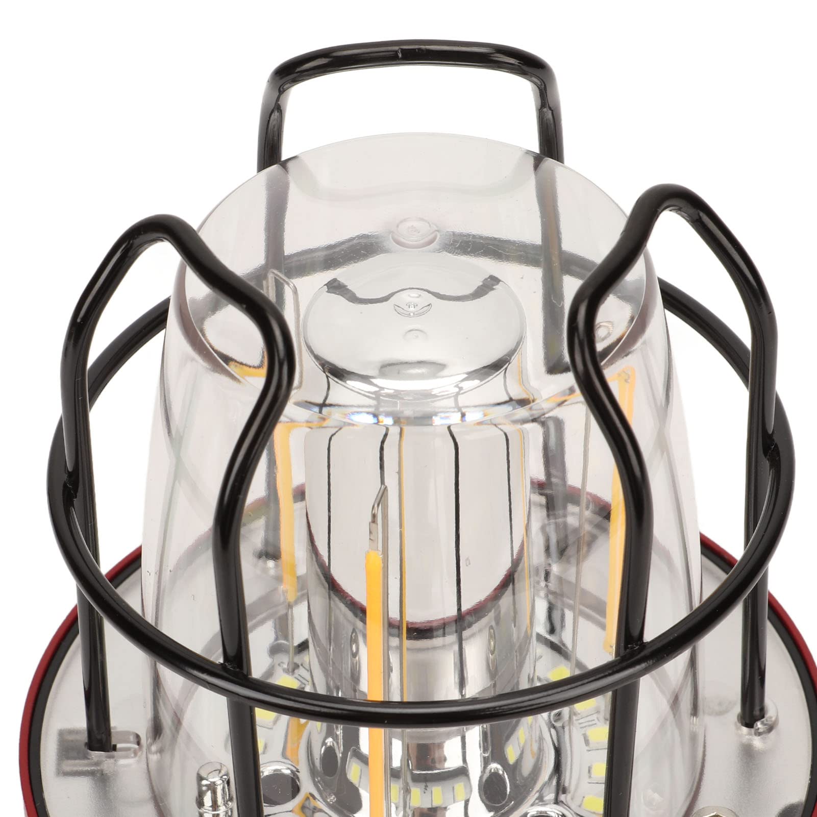Camping Lanterns doładowalne, retro LED LED Lantern, Outdoor Hanging Tent Light, do przerwania zasilania, przetrwanie, wędrówki, bar (.)