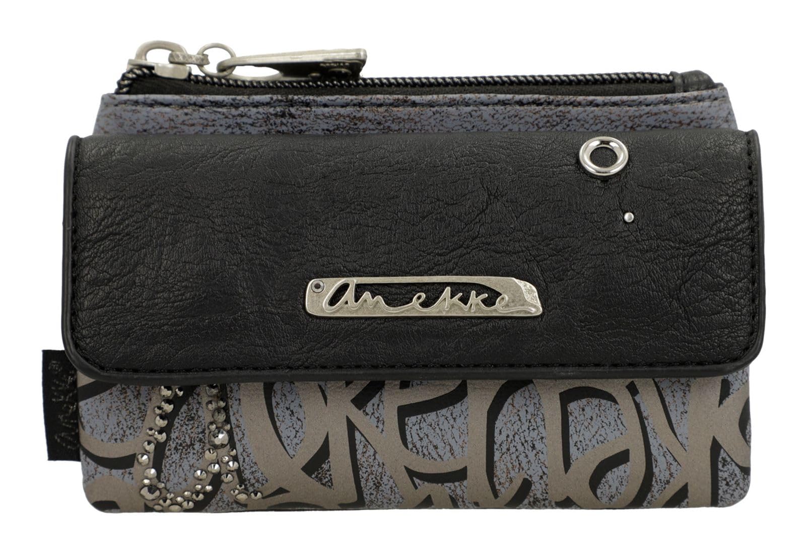 Porte-monnaie Anekke Avec Dragonne - Protection RFID - Design Multicolore - Portefeuille Compact Pour Femme - 10