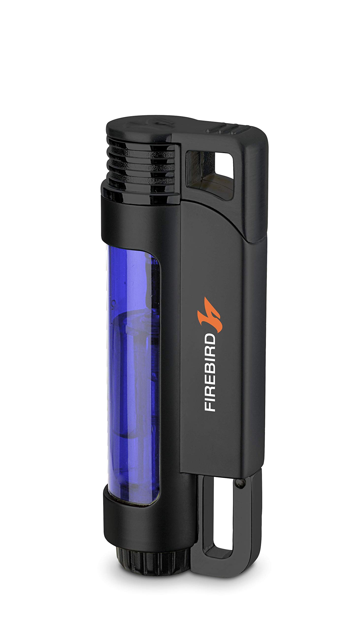 Illume Triple Torch Butane Refillable and Lighter Transparent Blue