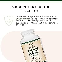 Vista 5 de Tribulus Terrestris para hombres (contenido de saponina del 95% más puro) 210 cápsulas, 1,000 mg de extracto concentrado de fruta