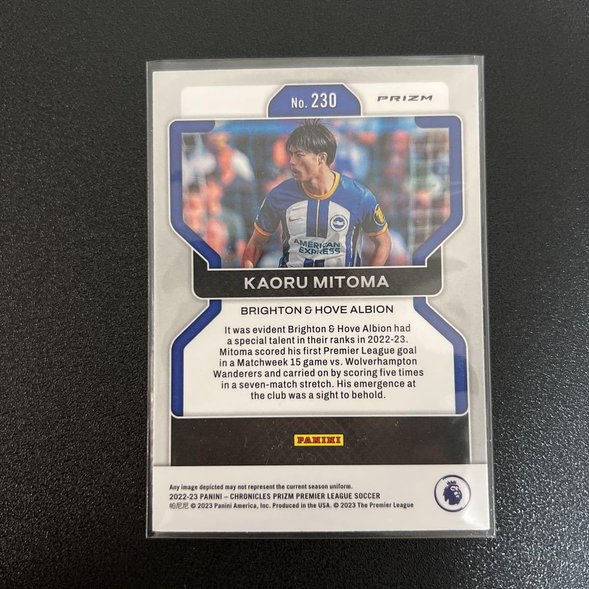 三笘薫Kaoru Mitoma ルーキーカード PANINI