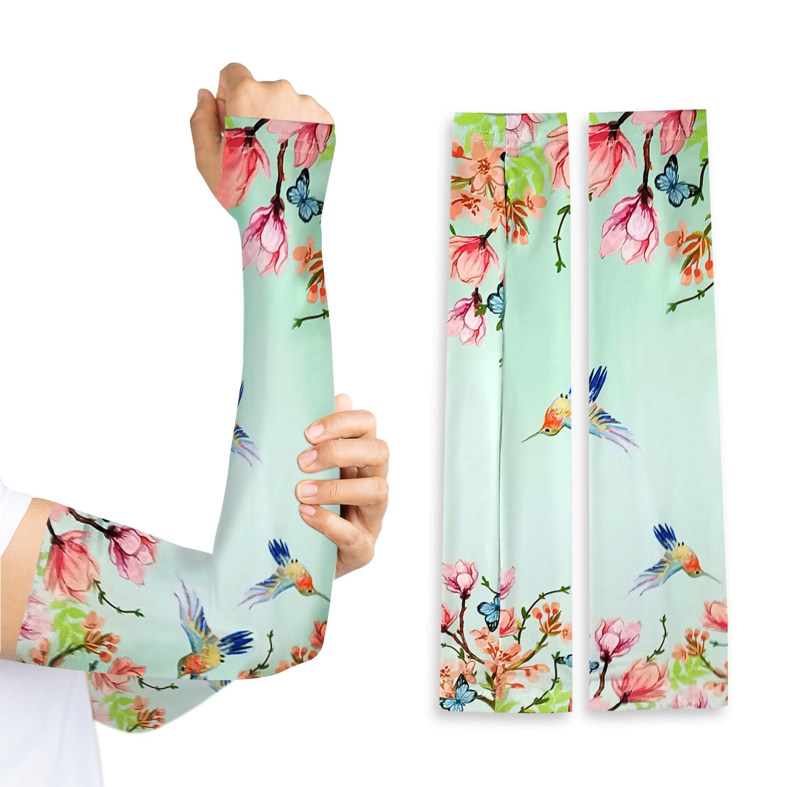 BVB Gardening Sleeves for Women, Sun Protection Thorn Proof Cooling Arm Sleeves to Cover Arms for Farm Garden Sports