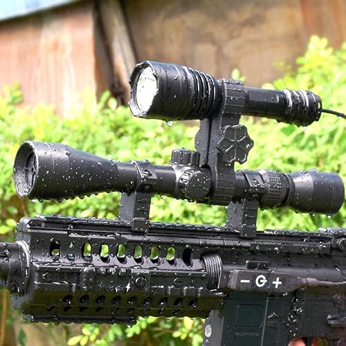 Miniatura 6 de KL41Plus - Kit de linterna de caza con módulos intercambiables IR850 de color rojo y verde, luz depredadora de montaje de alcance largo alcance con