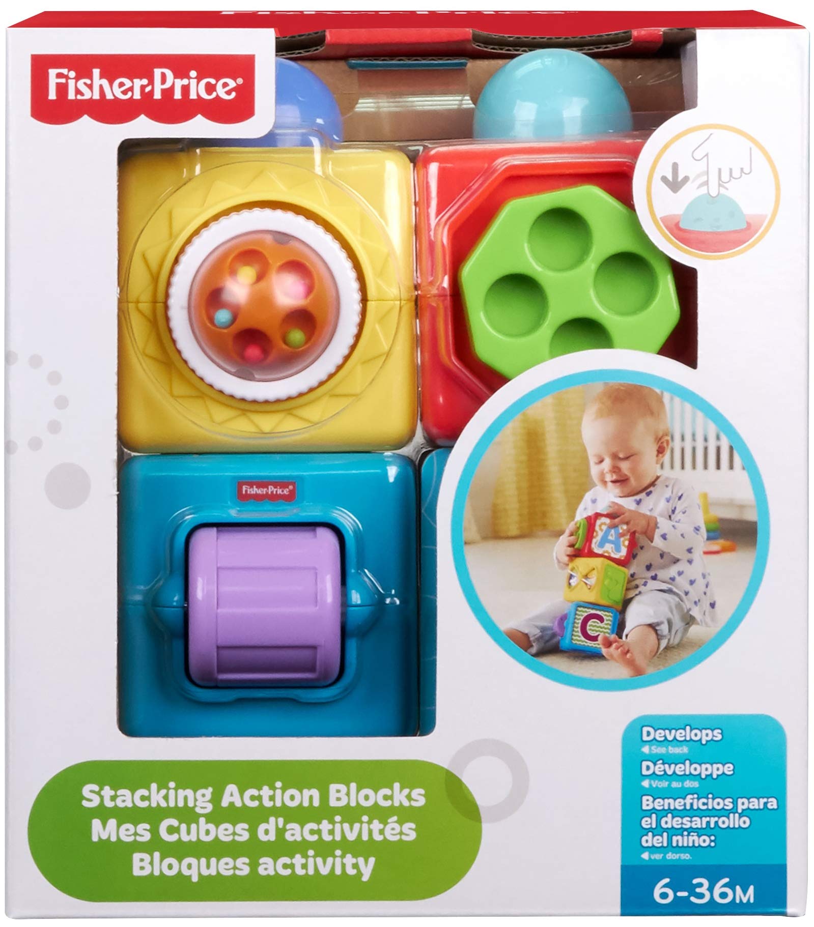 fisher price stacking action blocks